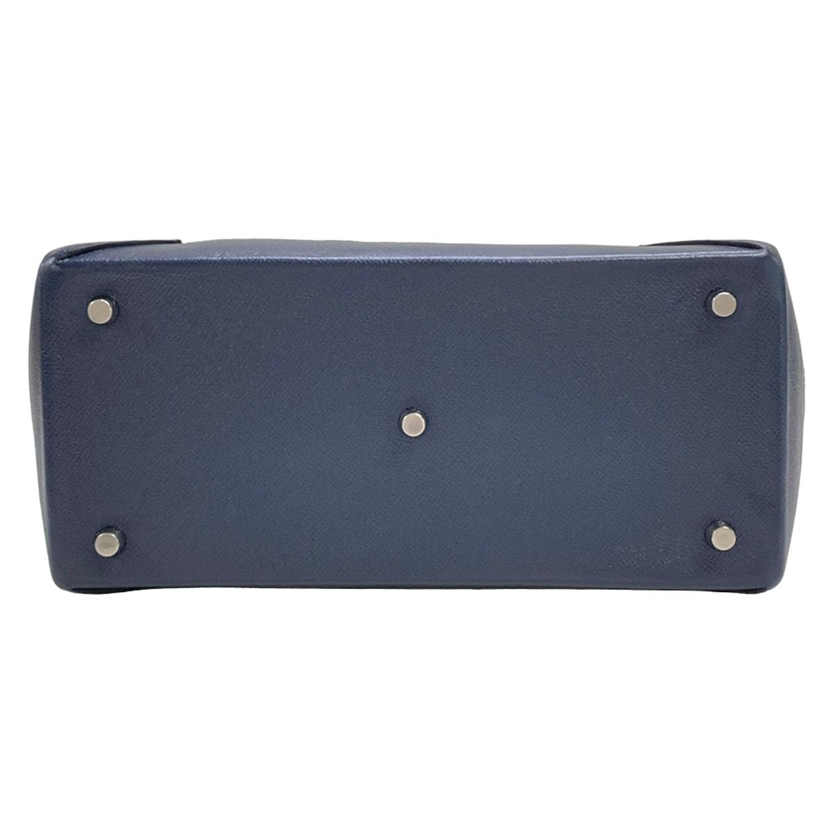 Hermes Tote Bag Maxi Box Cabas 30 Green Navy — view 5