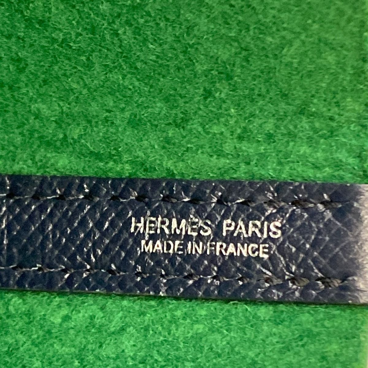 Hermes Tote Bag Maxi Box Cabas 30 Green Navy — view 8