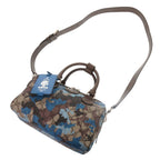 Gucci GG Camouflage Mini Boston Leather Blue Brown 2-Way Shoulder Bag — view 7