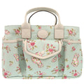 Gucci Children's Floral Dog Canvas Leather Mint Blue