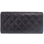Chanel 2.55 Longflap Wallet Leather Gold Navy — view 2