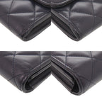 Chanel 2.55 Longflap Wallet Leather Gold Navy — view 3