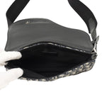 Dior Belt Bag Oblique Jacquard Saddle Pouch Black Trotter — view 6