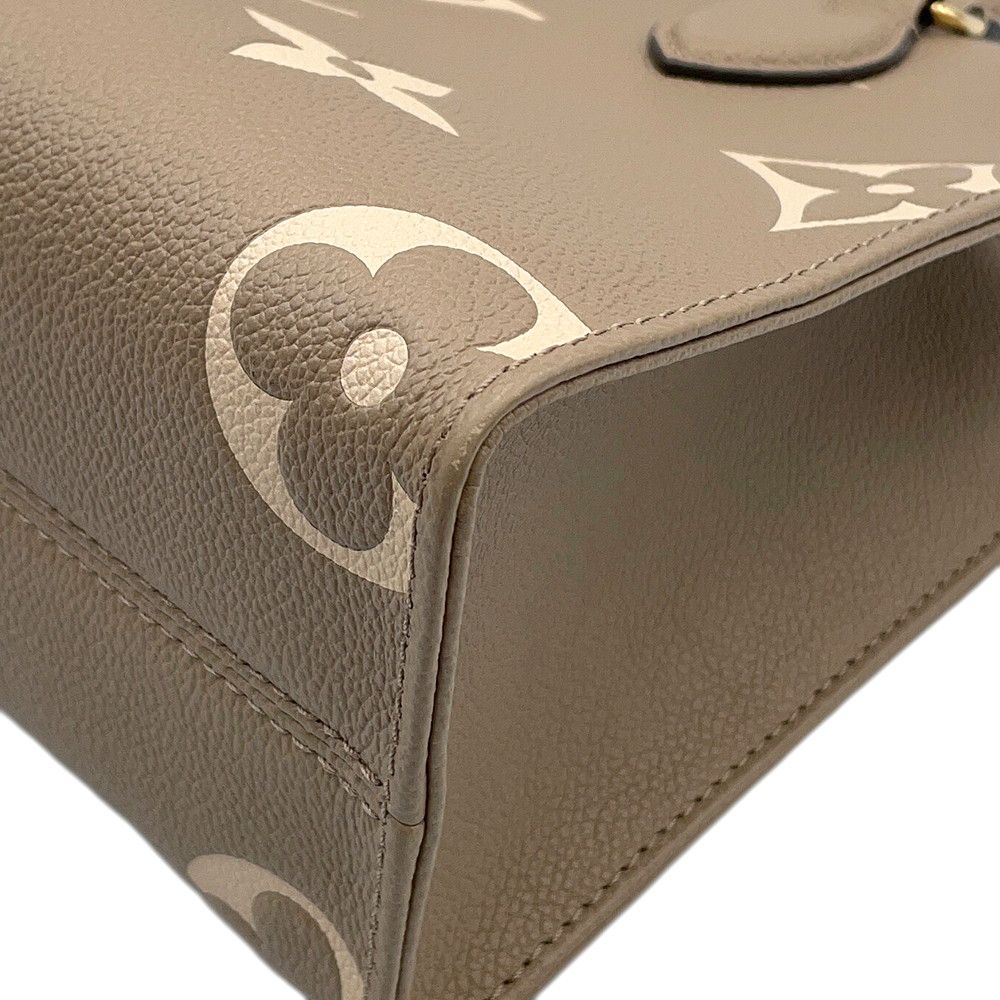 Louis Vuitton Monogram Empreinte On The Go PM Bicolor Tote 2-Way Shoulder Bag — view 7