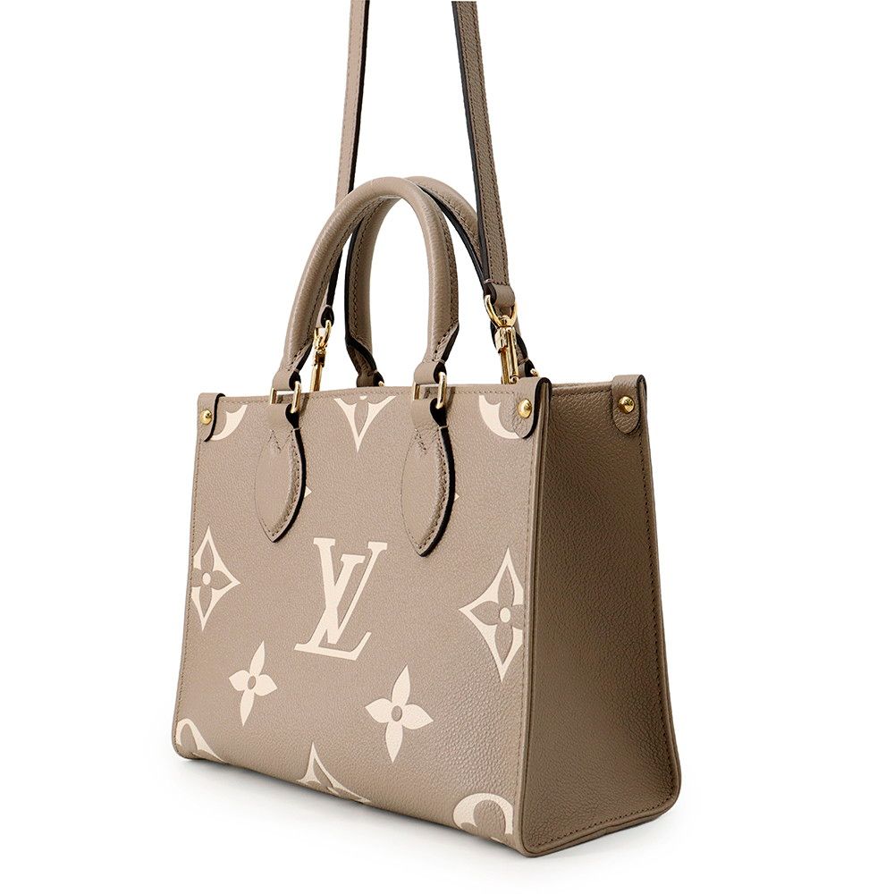 Louis Vuitton Monogram Empreinte On The Go PM Bicolor Tote 2-Way Shoulder Bag — view 2