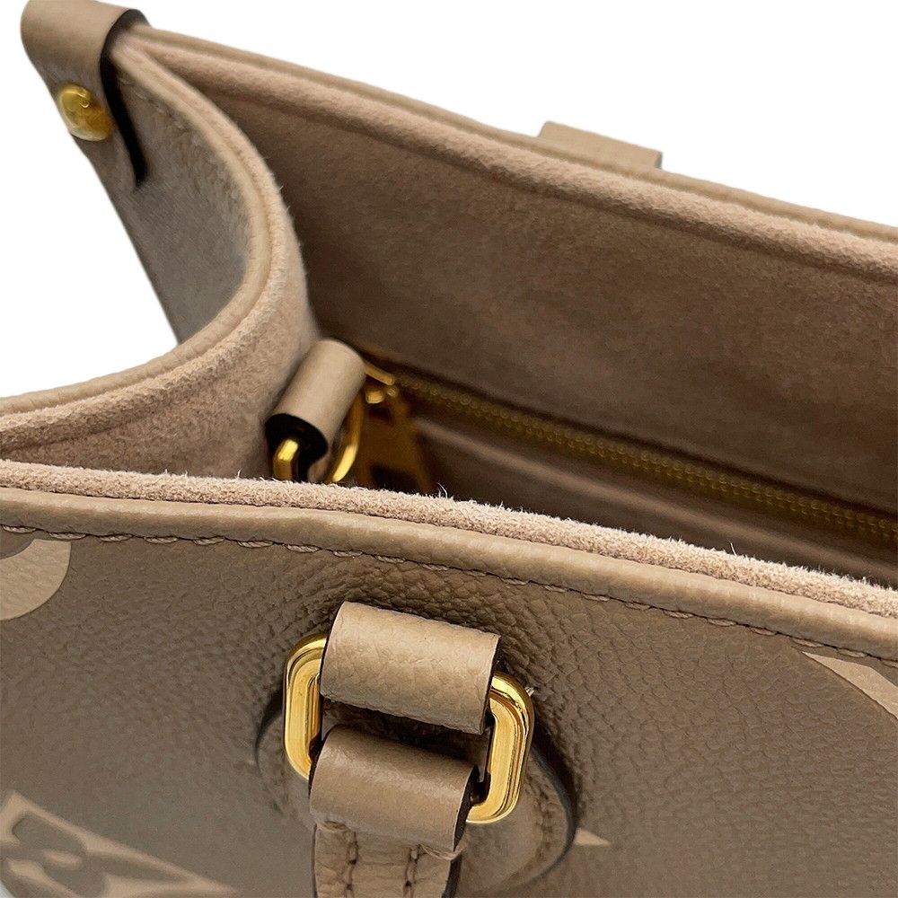 Louis Vuitton Monogram Empreinte On The Go PM Bicolor Tote 2-Way Shoulder Bag — view 8