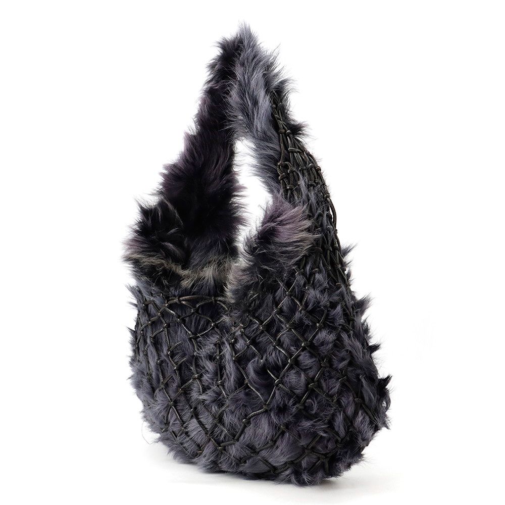Bottega Veneta Shoulder Bag Hobo Leather Black — view 2