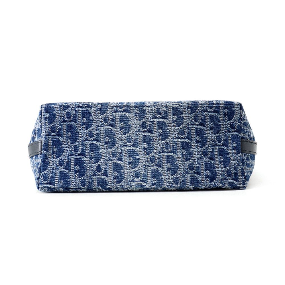 Dior Chain Shoulder Bag Star Oblique Hobo Denim Trotter — view 3