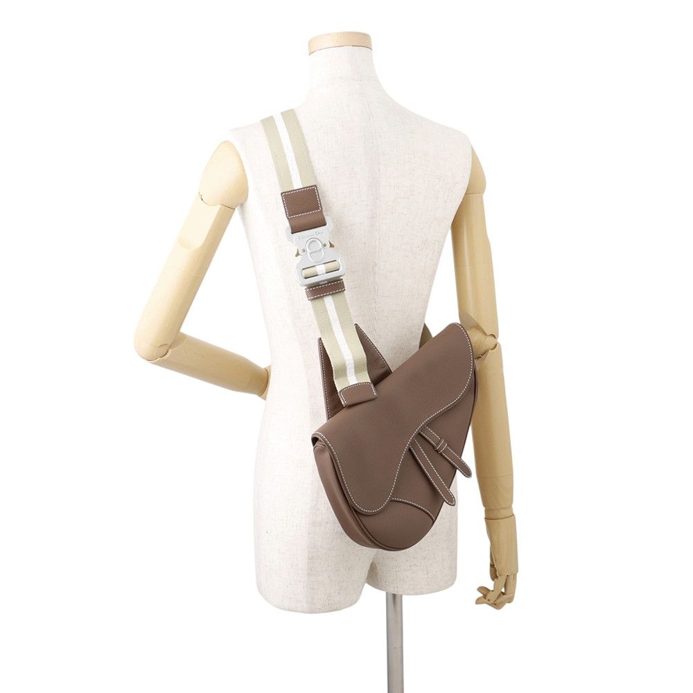 Dior Saddle Belt Bag Leather — view 5