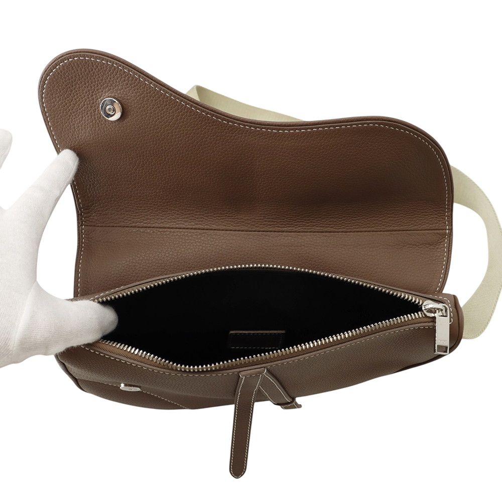 Dior Saddle Belt Bag Leather — view 6
