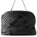 Saint Laurent Paris Boston Bag ES Giant Quilted Leather Black 2-Way