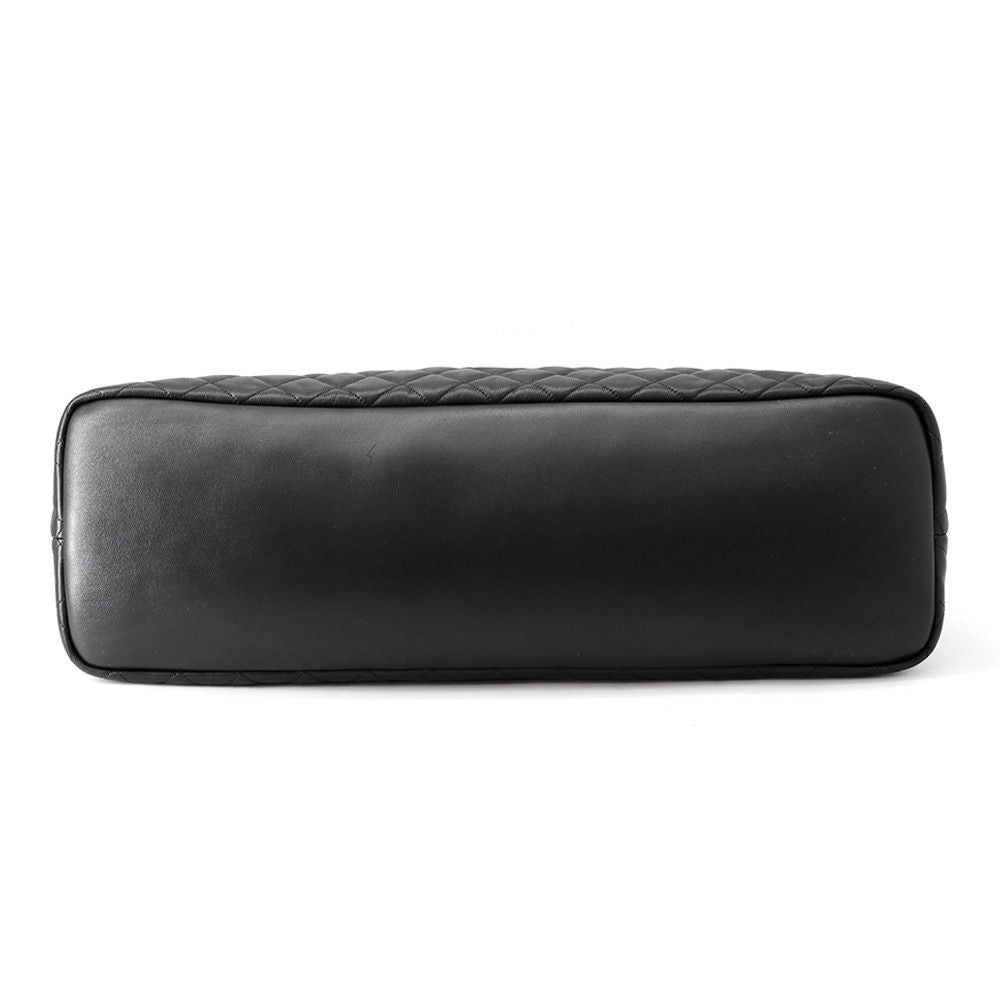 Saint Laurent Paris Boston Bag ES Giant Quilted Leather Black 2-Way — view 4