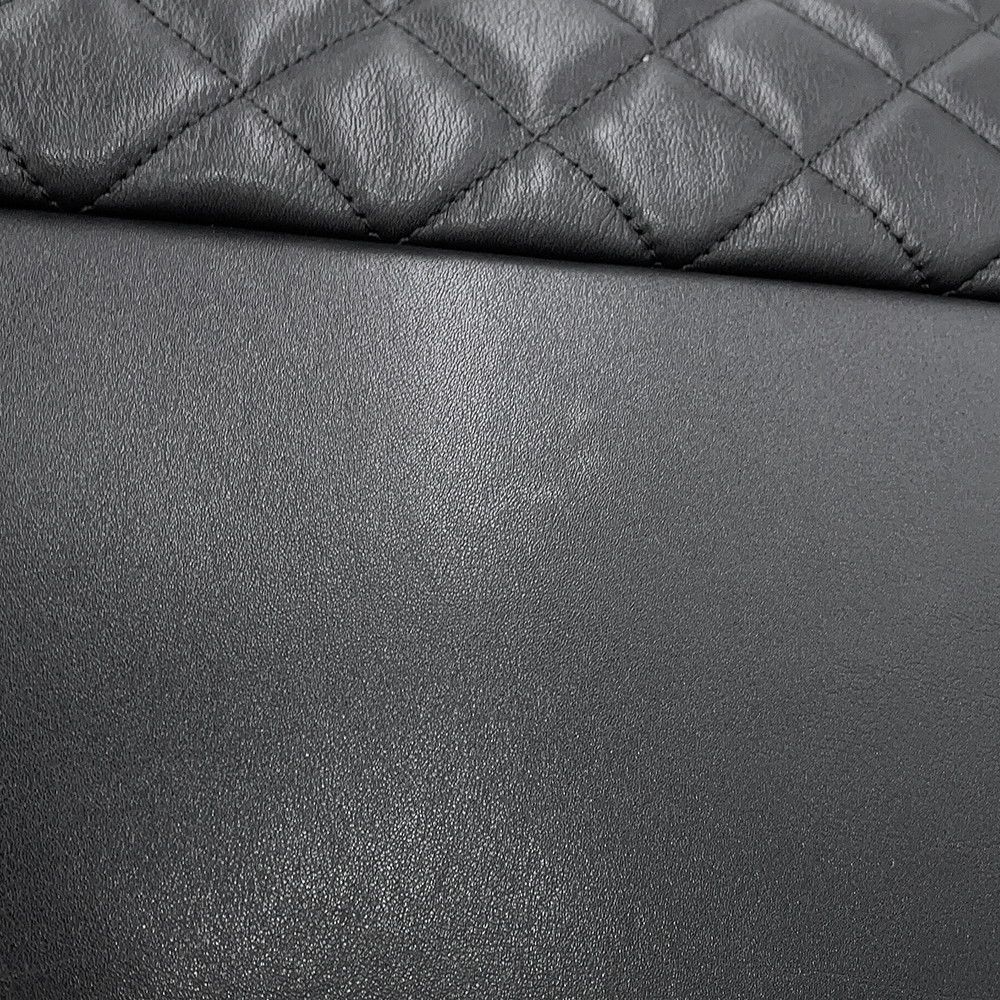 Saint Laurent Paris Boston Bag ES Giant Quilted Leather Black 2-Way — view 8
