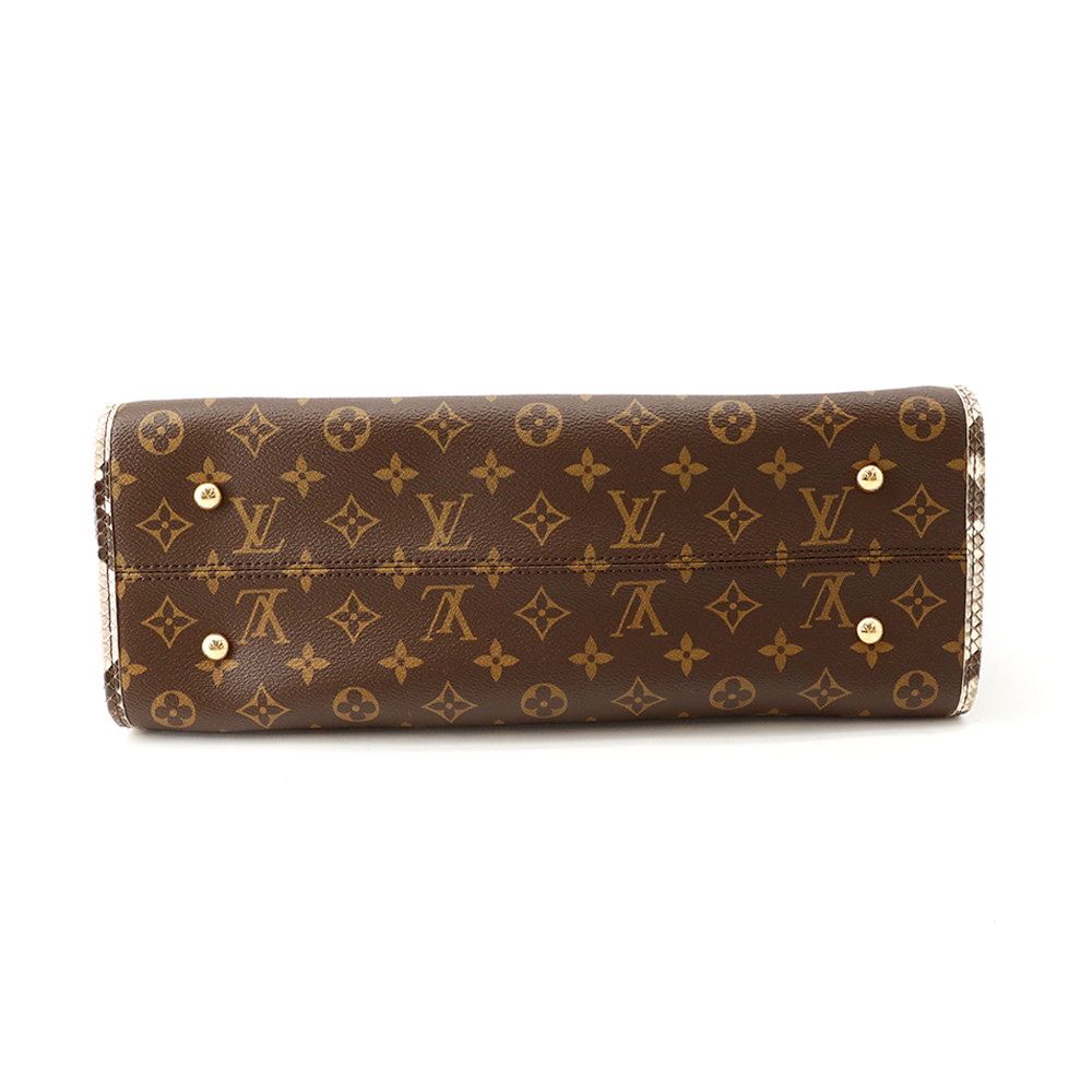 Louis Vuitton Tote Bag Monogram Python Popincourt MM 2-Way — view 3