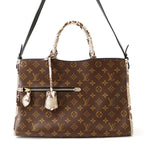 Louis Vuitton Tote Bag Monogram Python Popincourt MM 2-Way