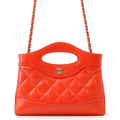 Chanel Handbag Quilted CC Logo 31 Mini Shiny Calfskin 2-Way Chain