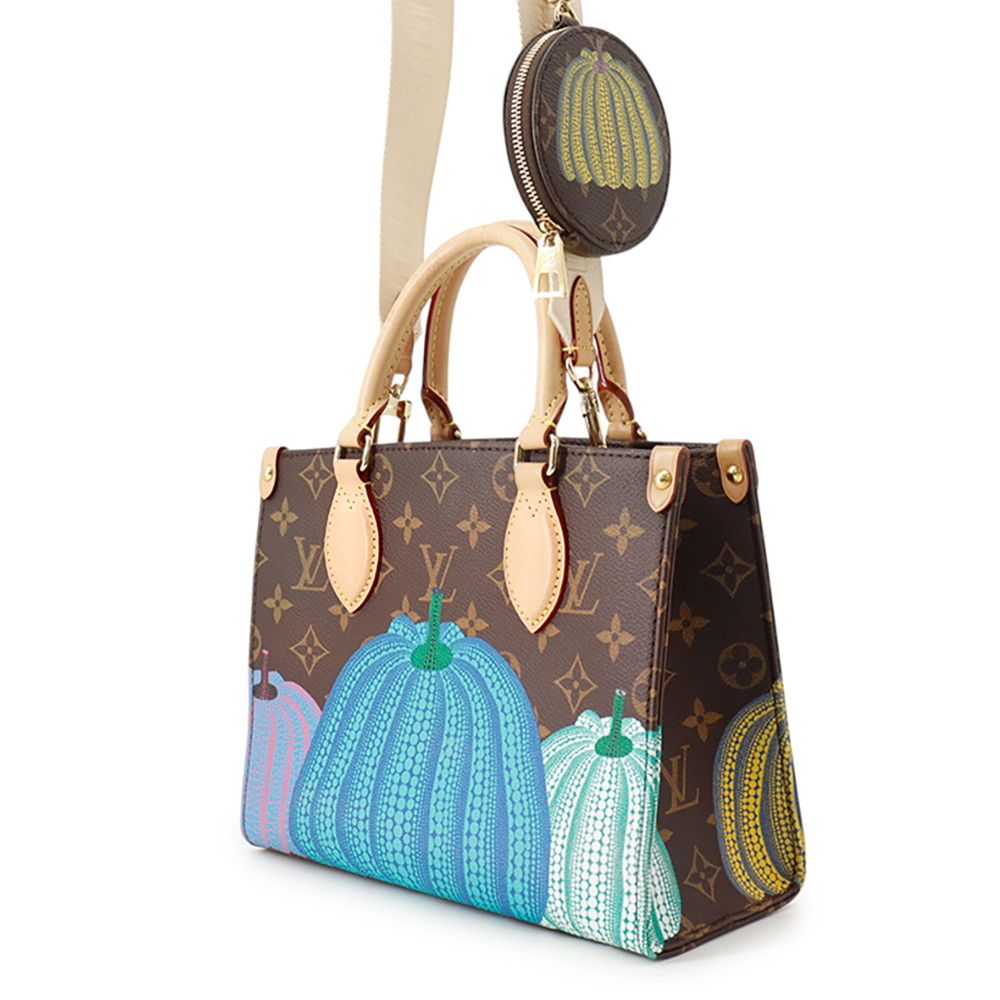 Louis Vuitton Handbag Monogram LV YK On The Go PM 2-Way Yayoi Kusama — view 2