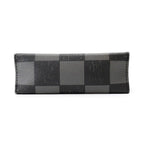 Louis Vuitton Handbag Damier Checkerboard Sac Plat XS 2-Way Black — view 3