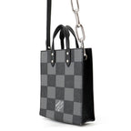 Louis Vuitton Handbag Damier Checkerboard Sac Plat XS 2-Way Black — view 2