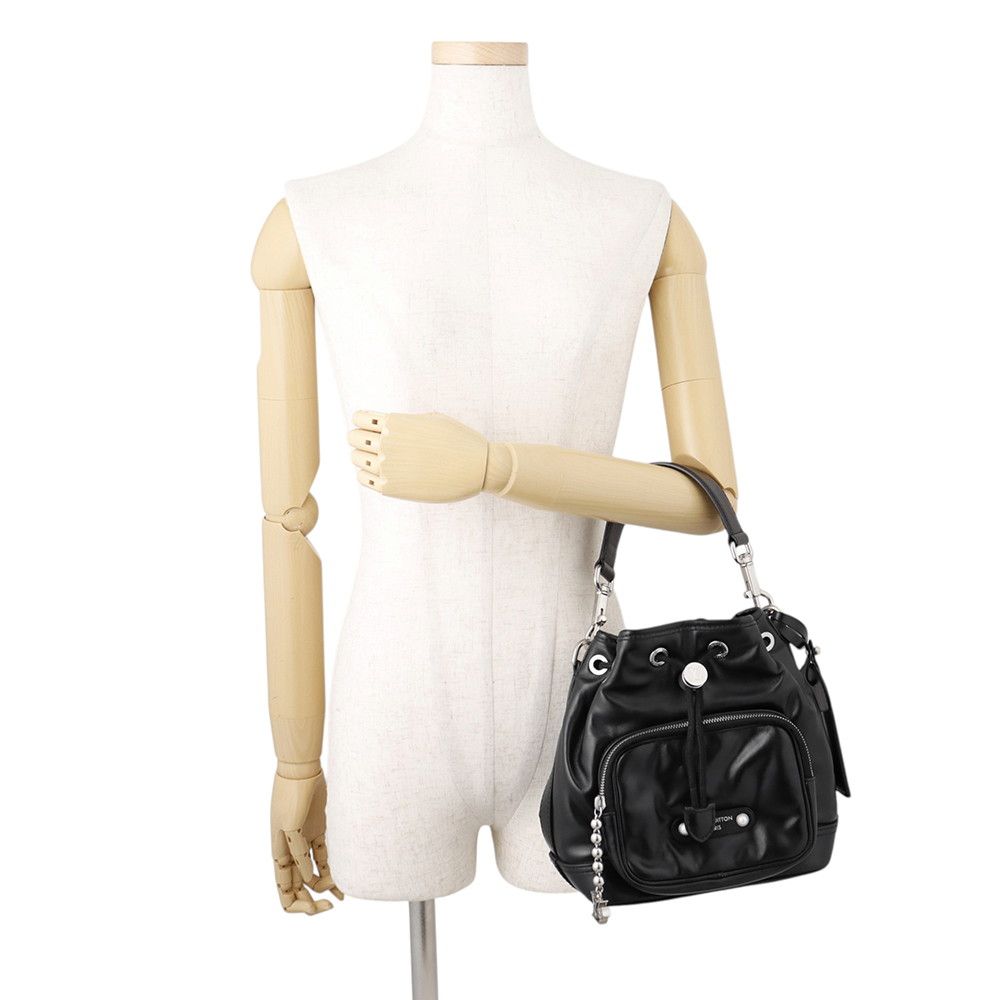 Louis Vuitton Handbag Calfskin Noe Cargo 2-Way Black — view 4