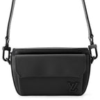 Louis Vuitton Shoulder Bag LV Aerogram Pilot Wearable Wallet Black