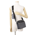 Louis Vuitton Shoulder Bag Monogram Eclipse Reverse Trio Messenger Black — view 4