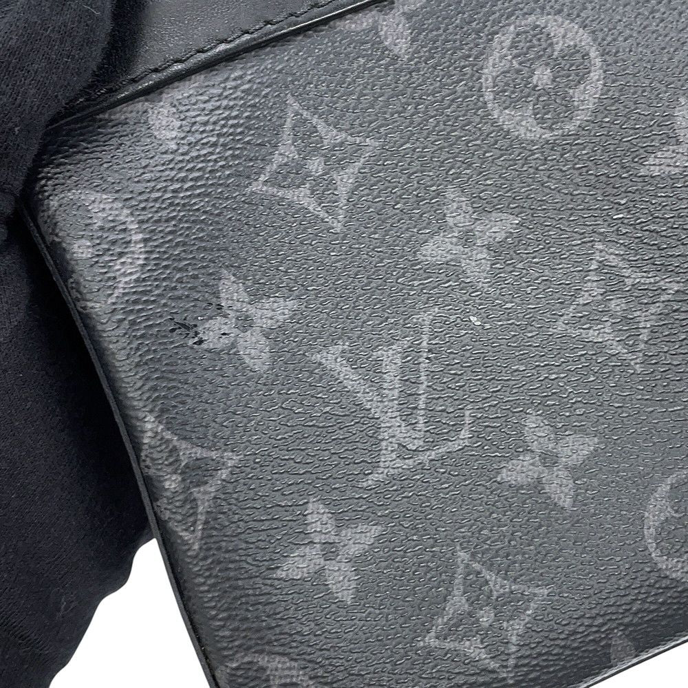 Louis Vuitton Shoulder Bag Monogram Eclipse Reverse Trio Messenger Black — view 6