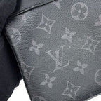 Louis Vuitton Shoulder Bag Monogram Eclipse Reverse Trio Messenger Black — view 6