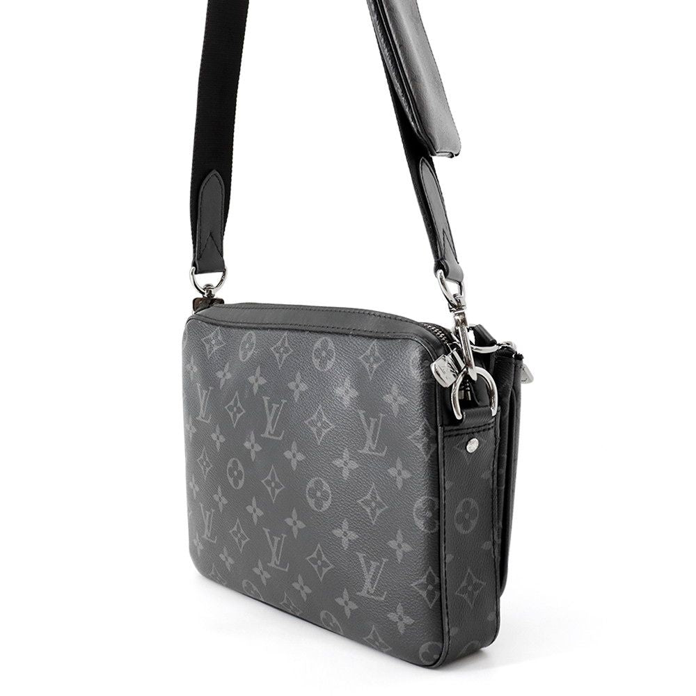 Louis Vuitton Shoulder Bag Monogram Eclipse Reverse Trio Messenger Black — view 2