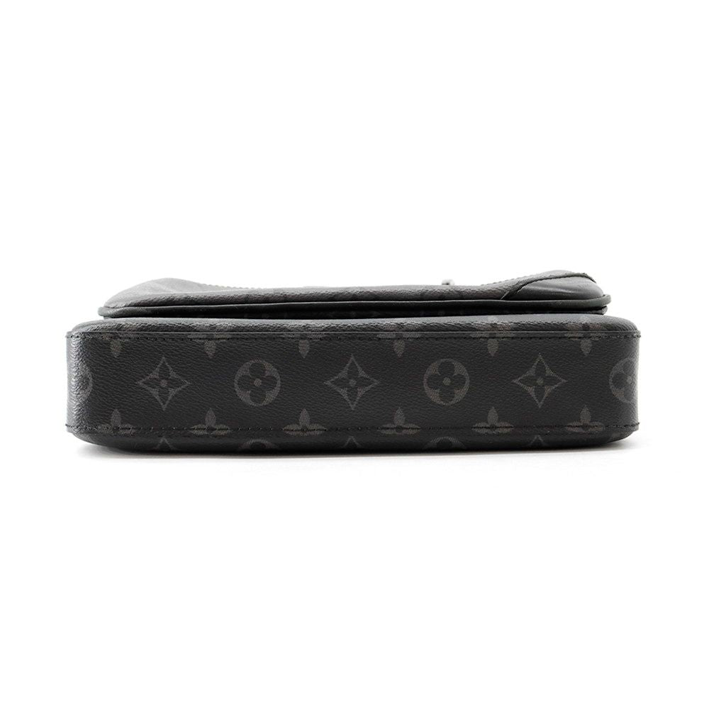 Louis Vuitton Shoulder Bag Monogram Eclipse Reverse Trio Messenger Black — view 3