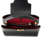 Louis Vuitton Handbag Taurillon Leather Capucines MM Black — view 5