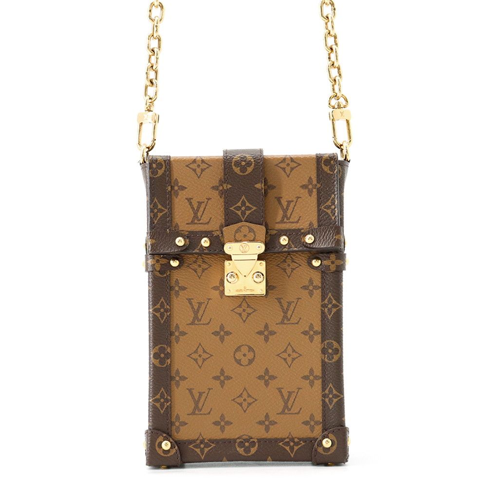 Louis Vuitton Shoulder Bag Monogram Reverse Pochette Trunk Vertical