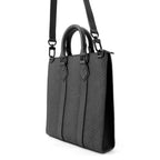 Louis Vuitton Handbag Monogram Taurillon Sac Plat Cross 2-Way Black — view 2