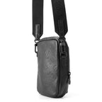 Louis Vuitton Shoulder Bag Monogram Shadow Double Phone Pouch Black — view 2