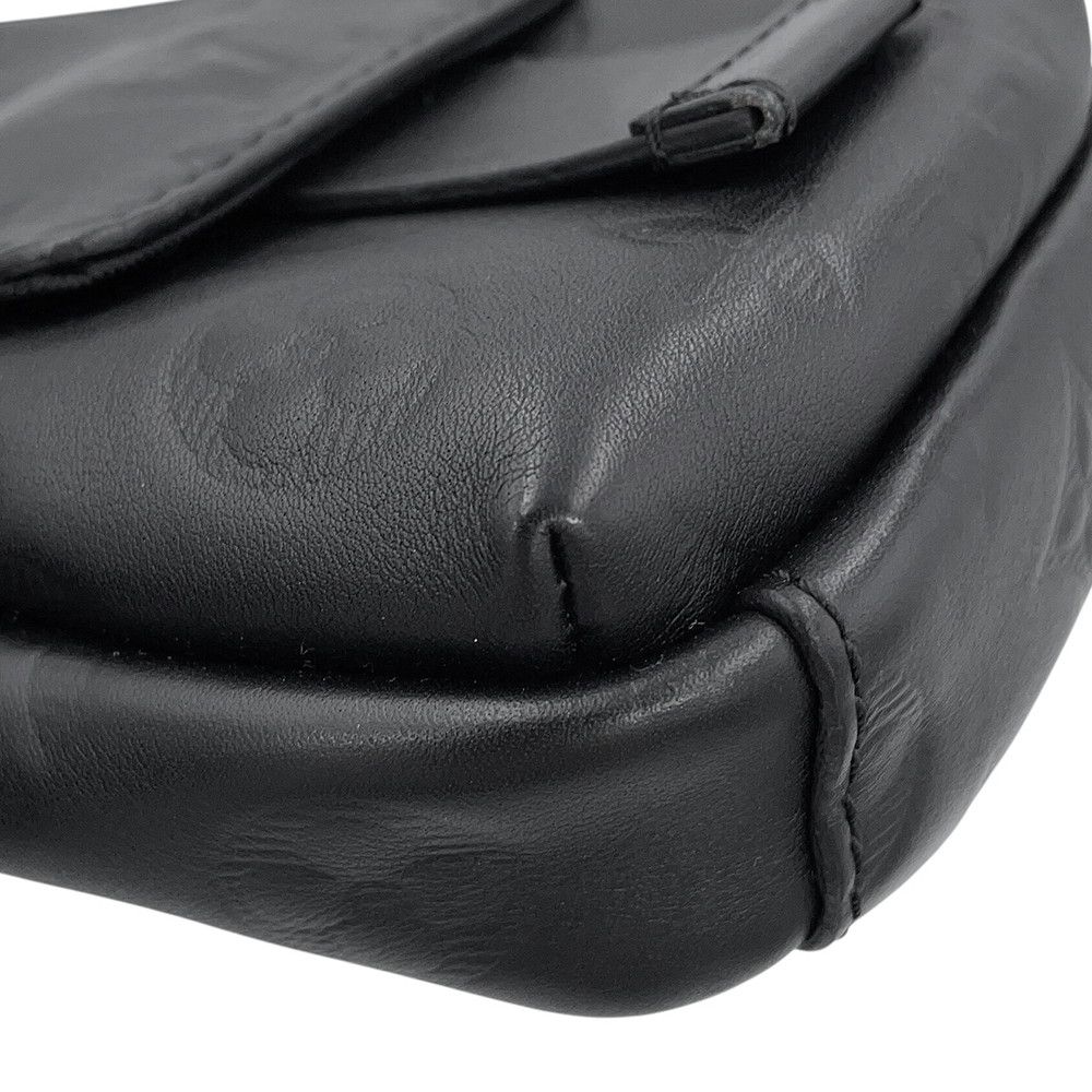 Louis Vuitton Shoulder Bag Monogram Shadow Double Phone Pouch Black — view 6