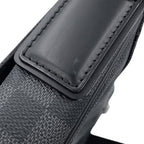 Louis Vuitton Shoulder Bag Damier Graphite District PM Black — view 8