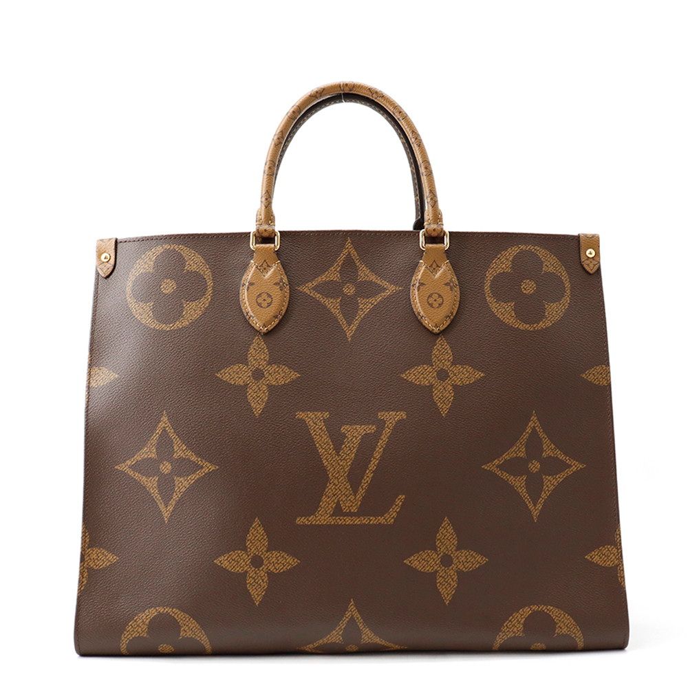 Louis Vuitton Tote Bag Monogram Reverse Giant On The Go GM 2-Way