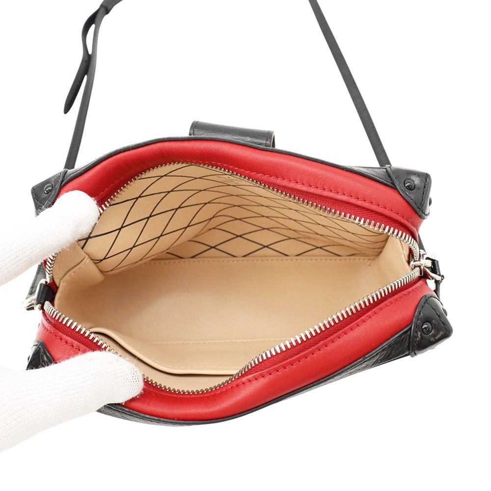 Louis Vuitton Shoulder Bag Leather Petite Malle Souple Soft — view 5