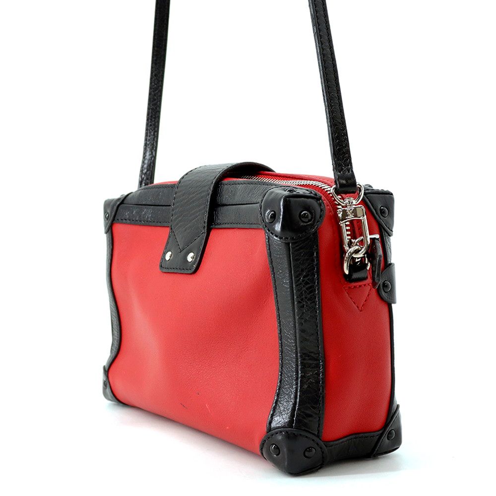 Louis Vuitton Shoulder Bag Leather Petite Malle Souple Soft — view 2