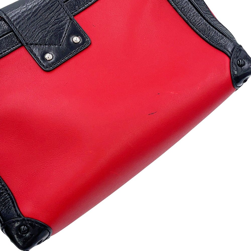 Louis Vuitton Shoulder Bag Leather Petite Malle Souple Soft — view 7