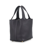 Hermes Handbag Picotin Lock PM Canvas Gold Taurillon Clemence Tote — view 2
