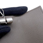 Hermes Key Case Bearn Etain Silver Epsom Key Holder — view 6