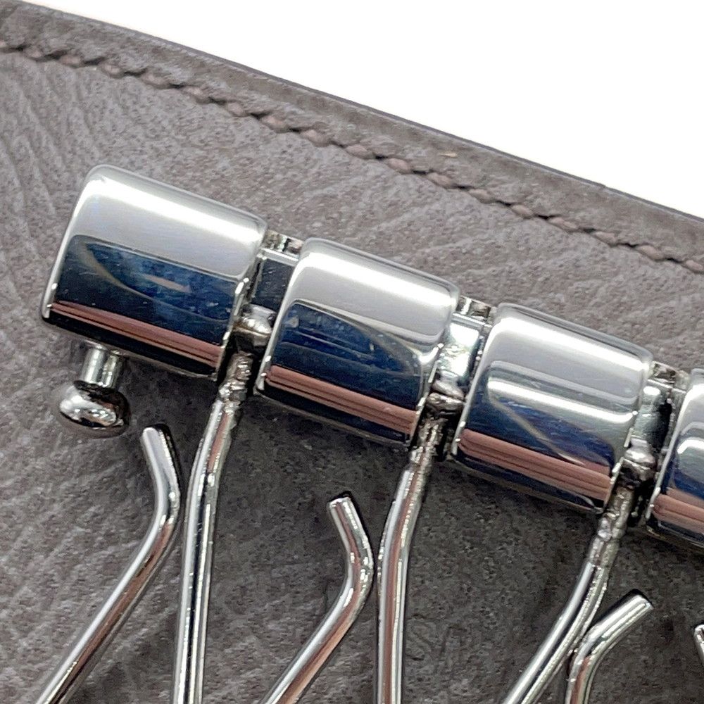 Hermes Key Case Bearn Etain Silver Epsom Key Holder — view 8