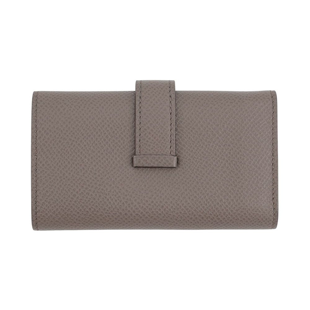 Hermes Key Case Bearn Etain Silver Epsom Key Holder — view 3