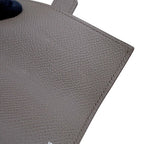 Hermes Key Case Bearn Etain Silver Epsom Key Holder — view 7