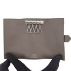 Hermes Key Case Bearn Etain Silver Epsom Key Holder — view 4