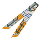 Hermes Scarf Twilly Kadriage Bayerdale Quadrige Bayadere — view 2
