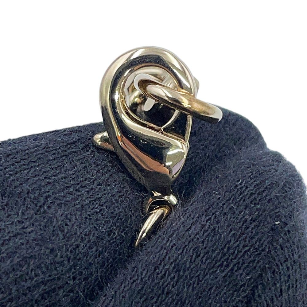 Chanel Necklace CC Logo Gabrielle Faux Pearl Leather Metal — view 7
