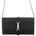 Gucci Chain Wallet Jackie 1961 Leather Black Shoulder Bag