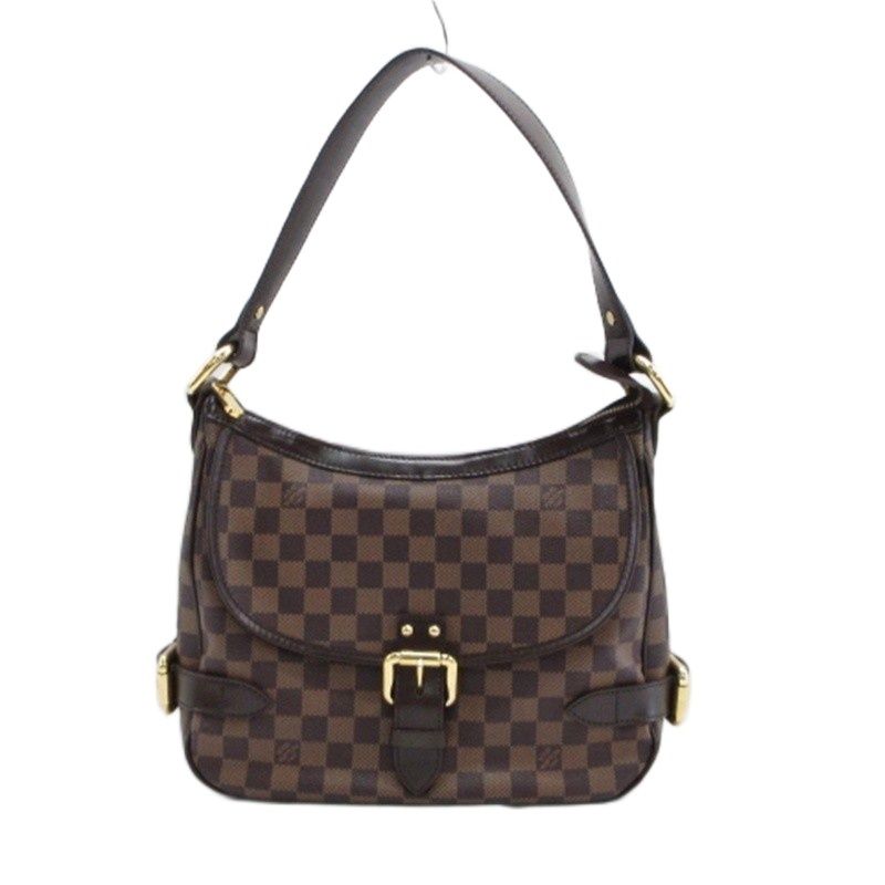 Louis Vuitton Damier Highbury Shoulder Bag Brown